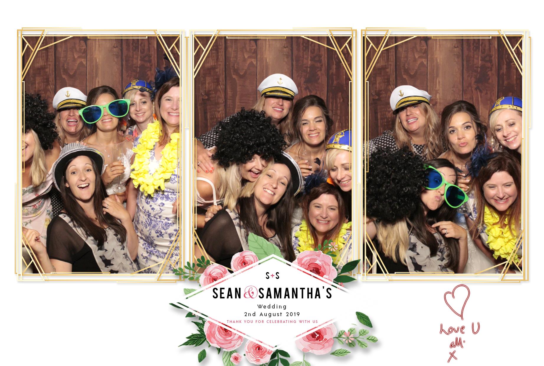Samantha & Sean's Wedding | View more photos from the event at gallery.myphotoboothexperience.co.uk/u/MyPhotoBoothExperienceLtd/Samantha-Seans-Wedding